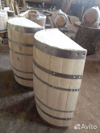 Бочка деревянная