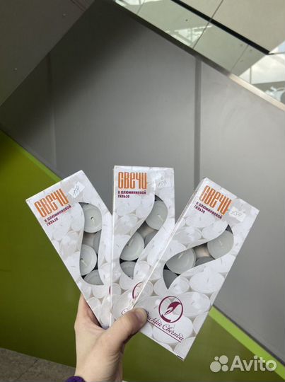 Свечи шайбы для романтика