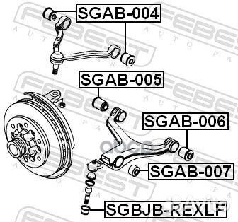 Пыльник опоры шаровой honda accord 08-14/MB