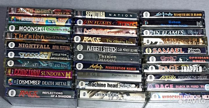 Аудио кассеты rock metall