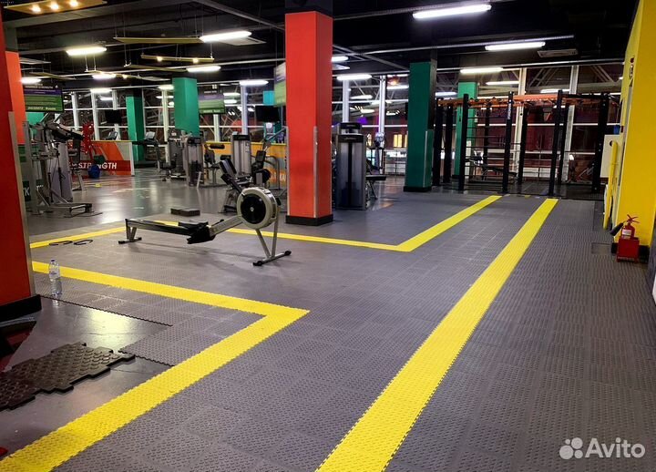 Модульная плитка пвх для цеха