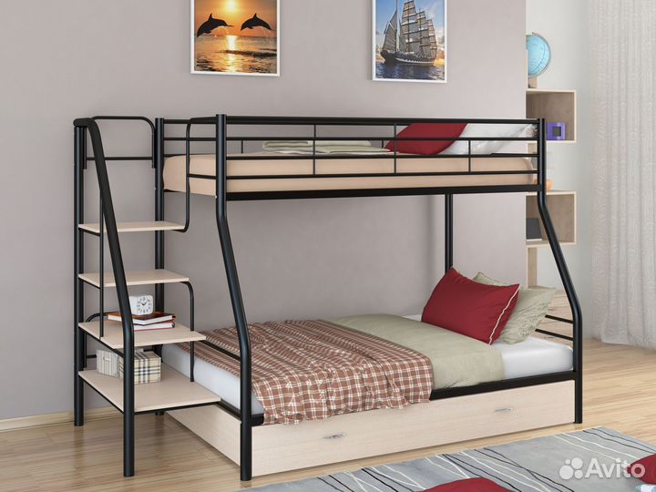 Кровать двухъярусная Толедо 1Я