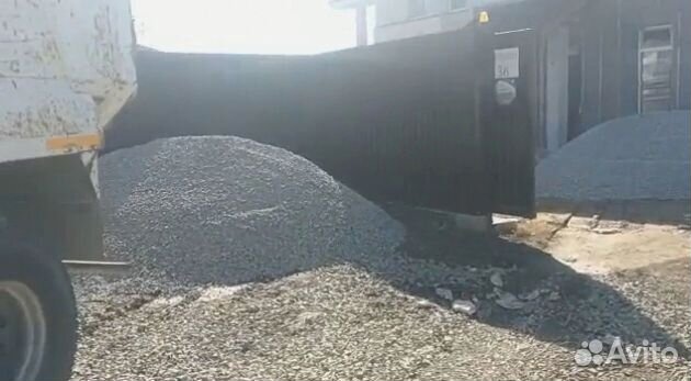 Щебень гравийный с доставкой