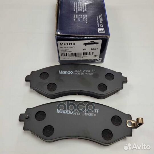 Колодки тормозные, передние MPD19 Mando