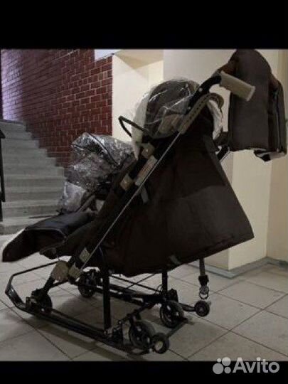 Санки коляска nika