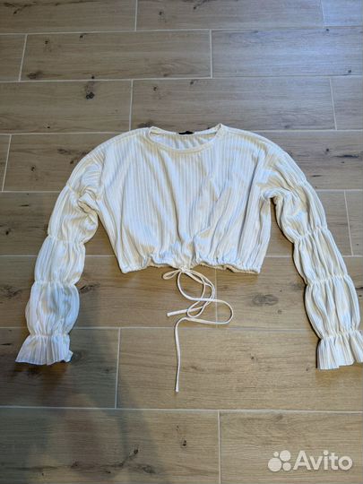 Укороченная блуза zara