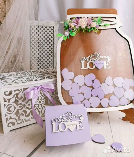 Банка-копилка пожеланий на свадьбу