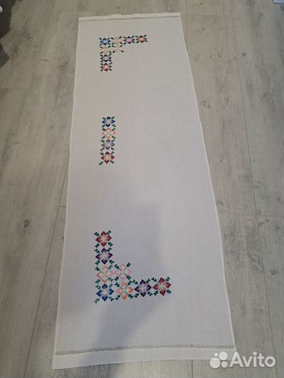 Винтажная скатерть-дорожка