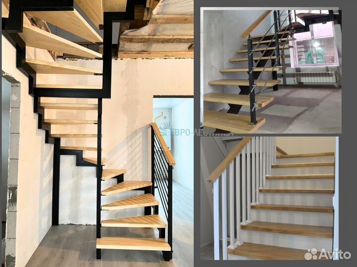 Лестницы на металлокаркасе. Производство