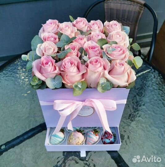 Клубника в шоколаде, Букеты с клубникой