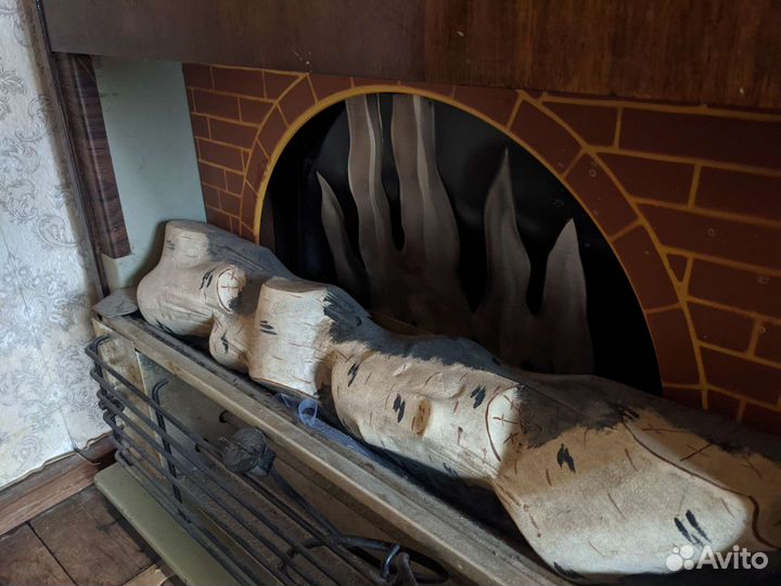 Камин электрический с баром Времен СССР