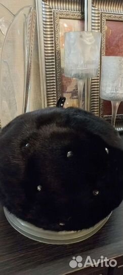 Шапка норковая женская