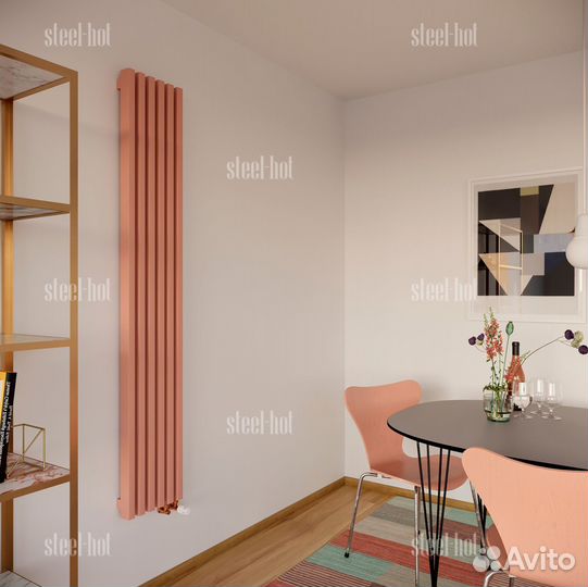 Горизонтальный дизайн радиатор Steel-Hot от произв