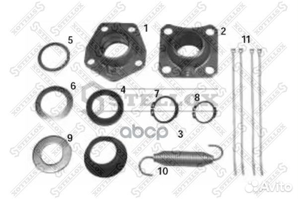 85-07004-SX р/к торм.вала (мрп) AXL122 на 1 ва