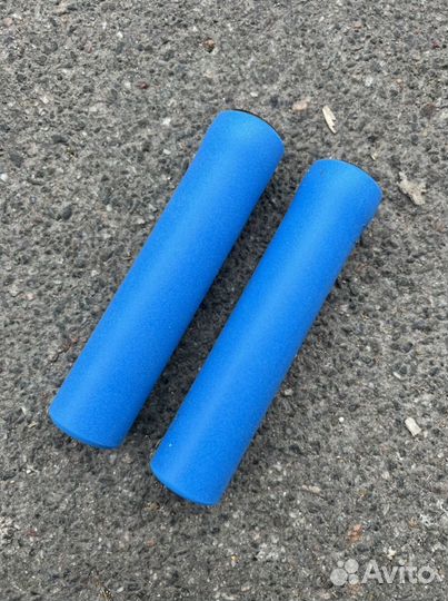 Грипсы силиконовые синие