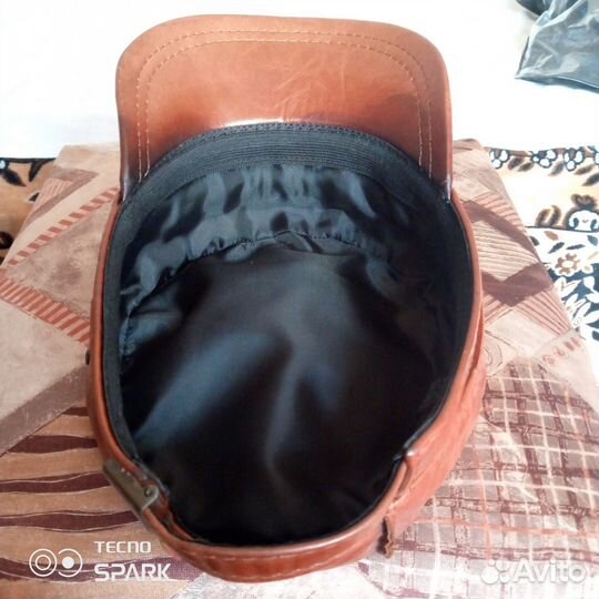 Кепка Фуражка кожаная 56-58 размер