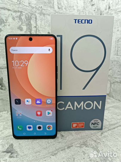 Игровой Tecno Camon 19 11/128Gb