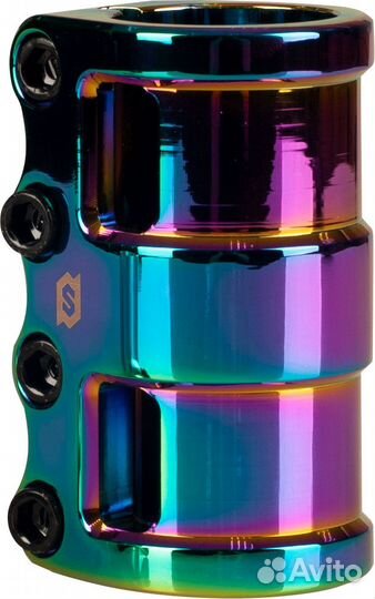 Зажим skip Quadruple неохром Sim52