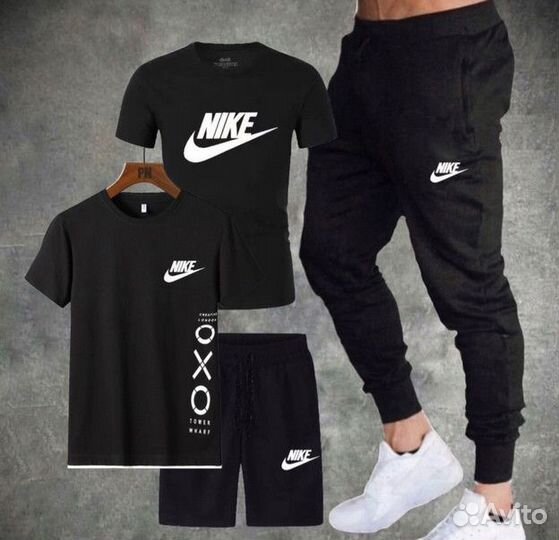 Костюм nike 2 футболки, шорты, штаны