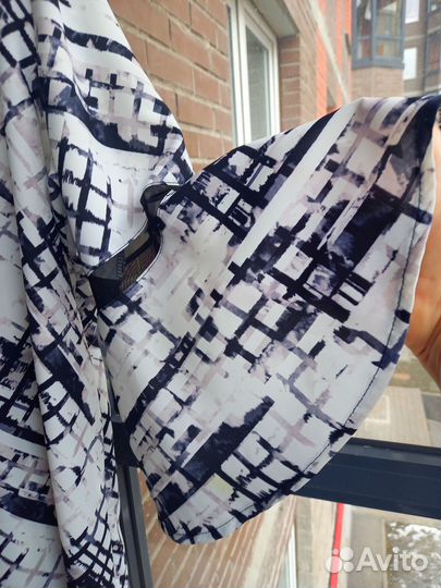 Блуза нарядная из шёлка, размер 54, Турция