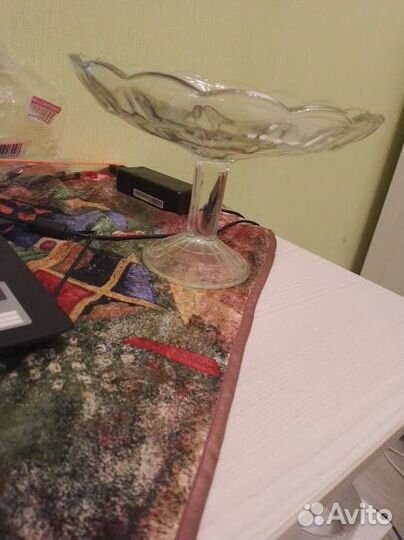 Фруктовница на ножке СССР