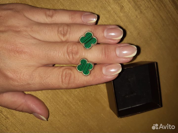 Серьги Van cleef