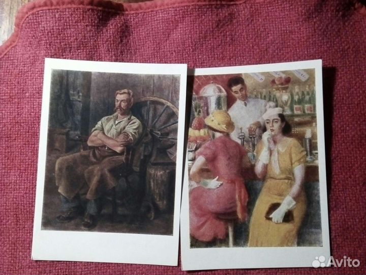 Живопись Америки /1960 год. ссср/ 12 открыток