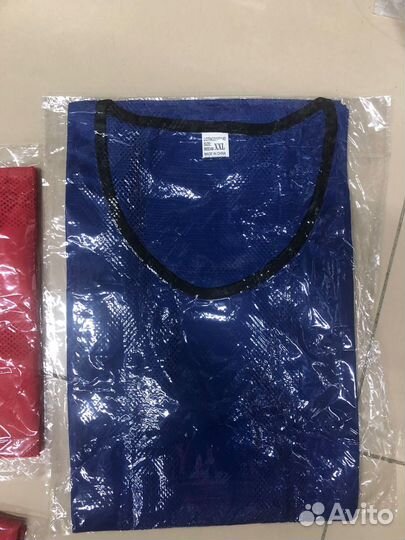 Манишка спортивная синия