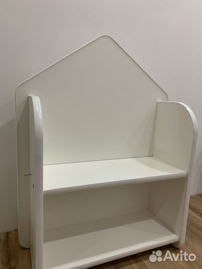 Полка настенная белая