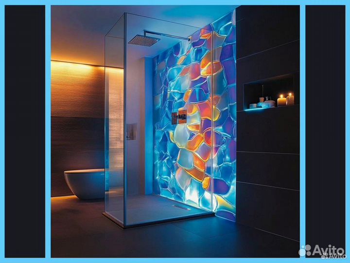 Душевые стеклянные перегородки за 24 часа