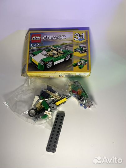 Lego creator 3 в 1 машина грузовик лодка