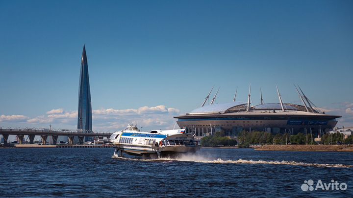 Метеор в Петергоф (от Дворцовой набережной)