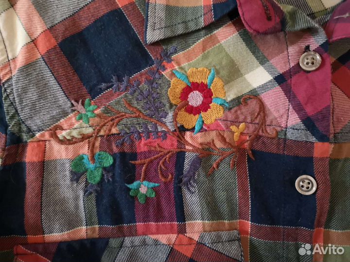 Рубашка с вышивкой женская, размер 46-48 (М)