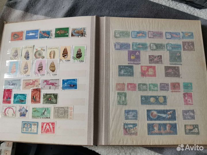 Почтовые марки. Коллекционный альбом