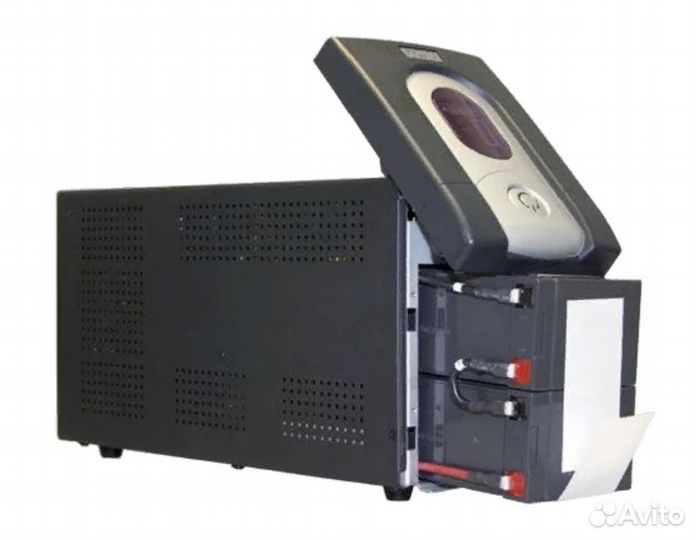 Ибп Powercom 1500ва/900 Вт + 2хАккума