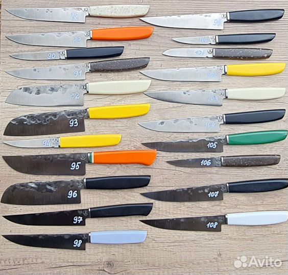 Кухонный нож ручной работы