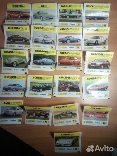 Вкладыши от Bombimbom и Turbo