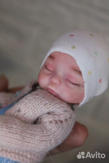 Пупс мини реборн кукла ооак кастом