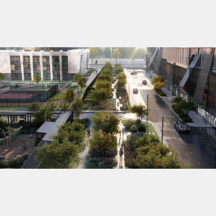 2-к. квартира, 67,4 м², 7/55 эт.