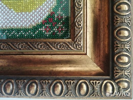 Икона вышитая бисером