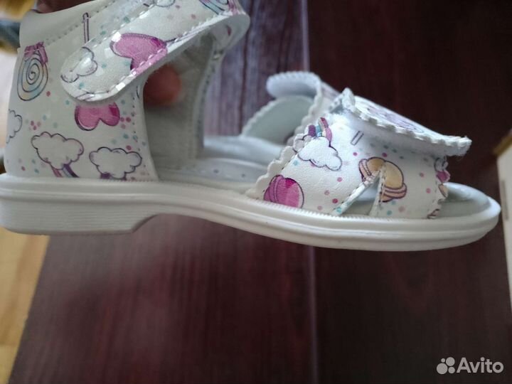 Сандалии для девочек, 24 р baby GO, стелька 15см