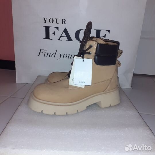 Ботинки новые,кожа,оригинал,р38,Швеция