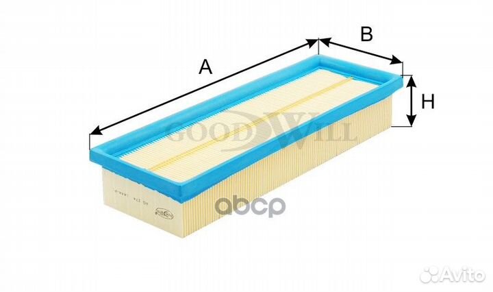 Фильтр воздушный GoodWill AG 374 Корея, Республ