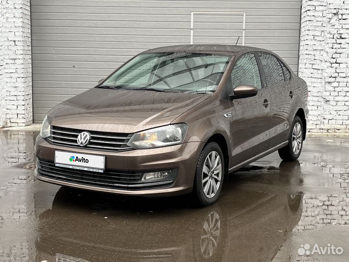 Volkswagen Polo 1.6 AT, 2017, 121 145 км