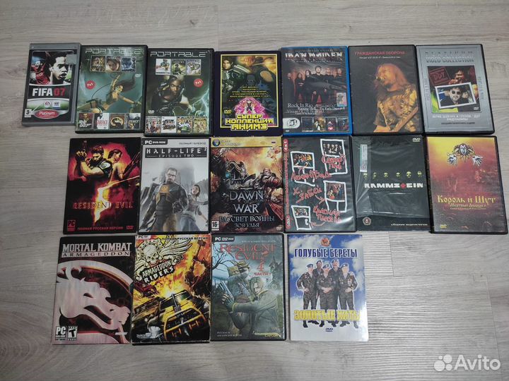 DVD диски клипы, игры