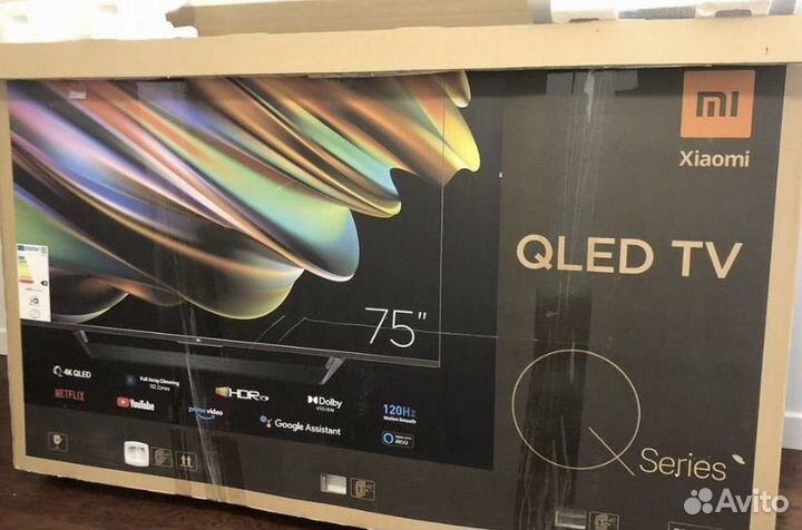 Телевизор Xiaomi Q1 75 SMART tv 4K Qled