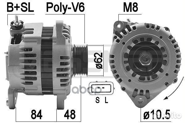 Генератор nissan maxima A32/A33, murano Z50 209482