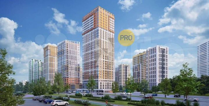 2-к. квартира, 50 м², 30/31 эт.