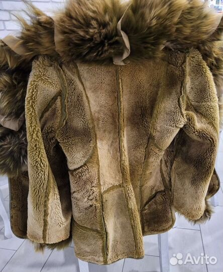 Дубленка натуральная женская 44-46 р