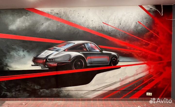 Роспись стен, художник, граффити